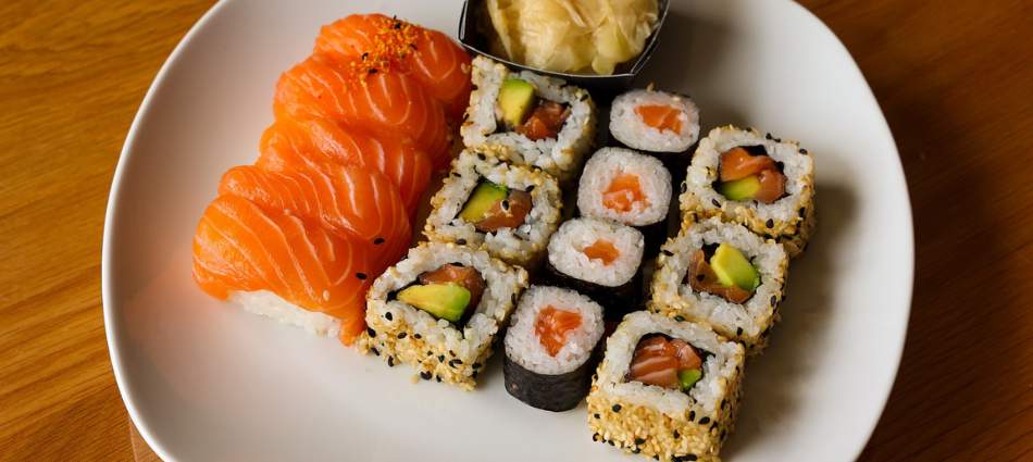 Sushi and Japanese food