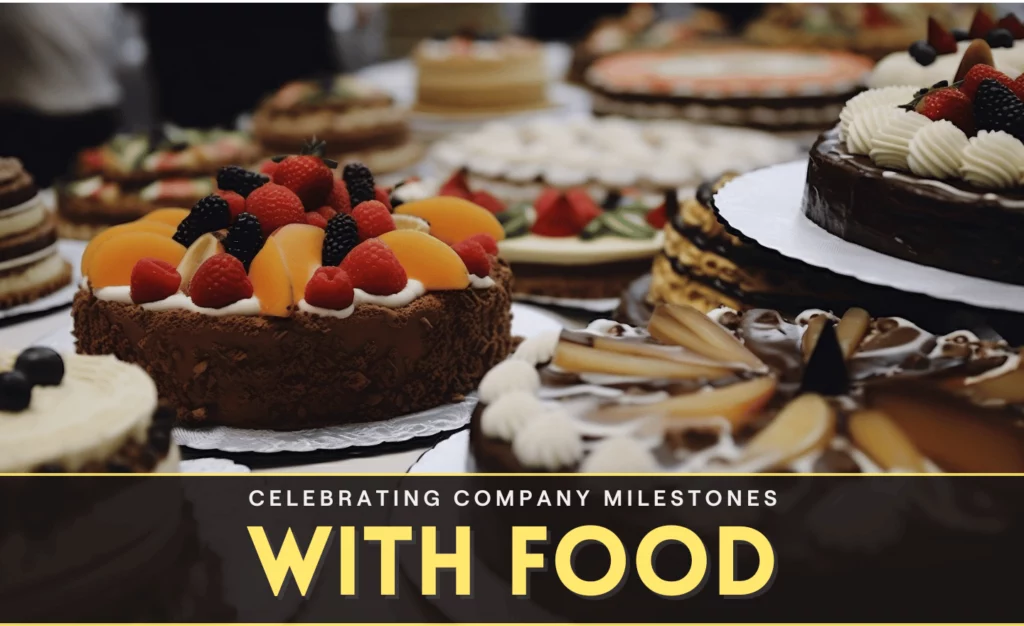 celebrating company-milestones with food